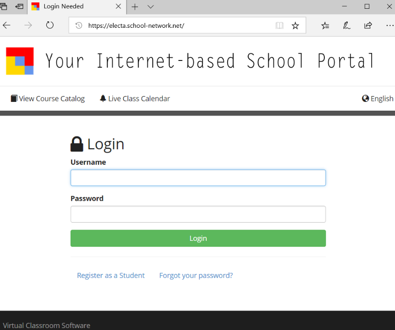 screenshot of eLecta Live